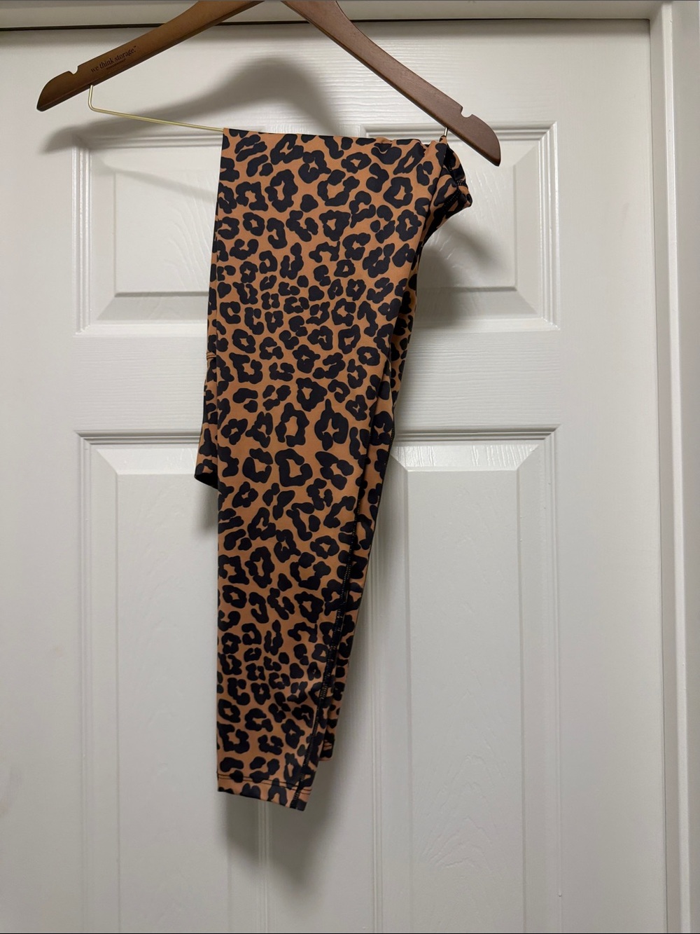 Beach Riot Leopard Print Leggings - Brown & Black